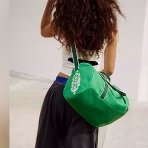 Free People Movement Good Sport Duffle Bag In Heritage Green NWT $78